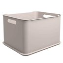 Ver imagem 1 de Cesta Organizadora Fit Ultra com Tampa 23,9l Empilhável Coza Light Plástico