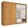 Guarda Roupa Casal com Espelho 2 Portas 6 Gavetas - Sevilha-peroba - Made Marcs - 2