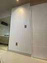 Ver imagem 5 de Painel Ripado Versátil: 01 unid.90x27cm larg. Talatto Painéis Branco TX