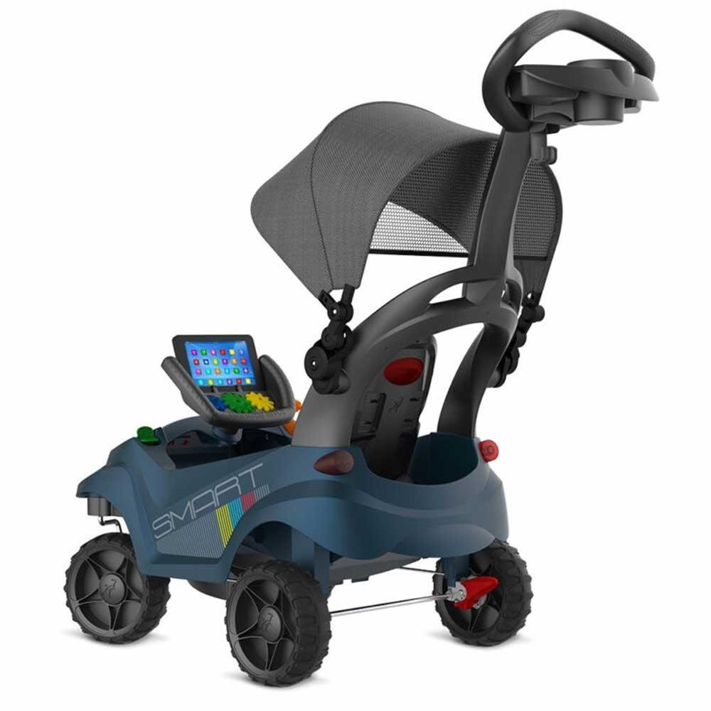 Carrinho de Passeio e Andador - Smart Baby Comfort 360 - Azul - Bandeirante - 7