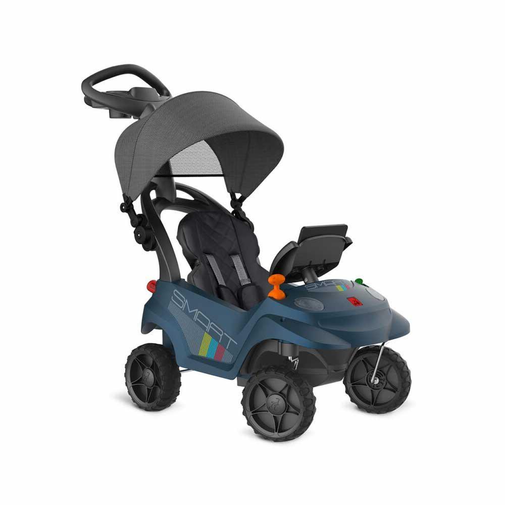 Carrinho de Passeio e Andador - Smart Baby Comfort 360 - Azul - Bandeirante - 4