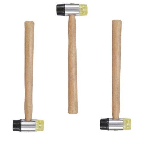 Martelo Ponta Intercambiavel Kit 3 Montagem Obra Artesanato Manutençao Moveis Cabo Madeira Reparo Co