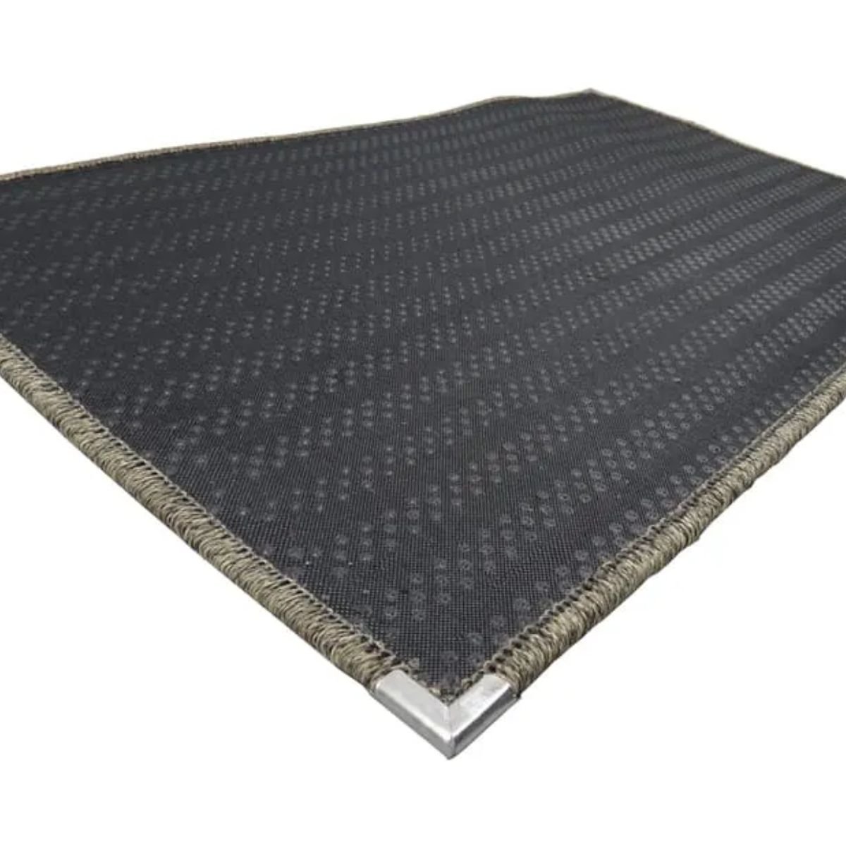 Tapete para Sala 1,00m x 1,50m Sisal Antiderrapante Sem Pelo Lâncer - 589 TABACO - 6