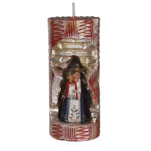 N. Sra. do Bom Parto na Vela Gruta cor: Vermelho/Dourado