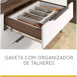 Cozinha Completa 5 Peças com Balcão e Tampo Donna Nesher Móveis - 9