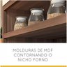 Cozinha Completa 4 Peças com Balcão e Tampo Donna Nesher Móveis - 14