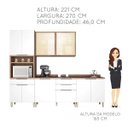 Ver imagem 3 de Cozinha Completa 4 Peças com Balcão e Tampo Donna Nesher Móveis