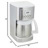 Cuisinart Cafeteira Térmica 12 Xícaras Programável Aço Inox (branca) - 3