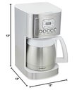 Ver imagem 3 de Cuisinart Cafeteira Térmica 12 Xícaras Programável Aço Inox (branca)