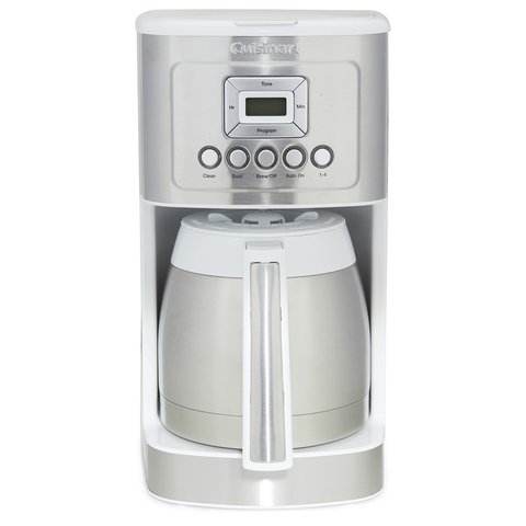 Cuisinart Cafeteira Térmica 12 Xícaras Programável Aço Inox (branca)