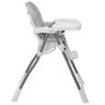 Cadeira de Alimentação Burigotto Merenda de 6 Meses a 36 Meses Granito Prata - 6