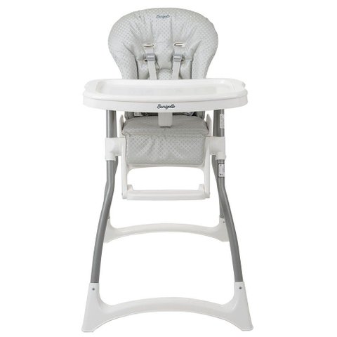 Cadeira de Alimentação Burigotto Merenda de 6 Meses a 36 Meses Granito Prata