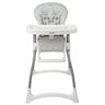 Cadeira de Alimentação Burigotto Merenda de 6 Meses a 36 Meses Granito Prata - 1