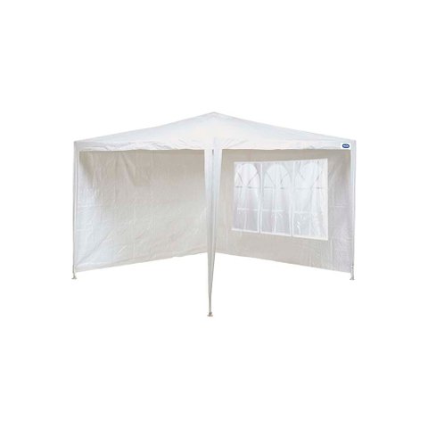 Conjunto Parede para Gazebo Ráfia Branco 3,00x3,00m