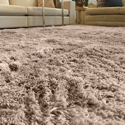 Tapete para Sala e Quarto Felpudo Cronos Casa Dona 200x240 Cm Bege - 2