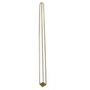 Ver imagem 6 de Kit 4 Pés de Metal 90 CM Hairpin Legs Aparador e Mesa de Canto Dourado