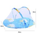 Ver imagem 5 de Berco Portatil Mosquiteiro Kti Completo Cercadinho Dobravel Tenda Travesseiro Cama Bebe Colchonete a