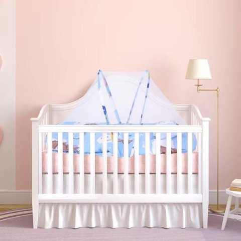Berco Portatil Mosquiteiro Kti Completo Cercadinho Dobravel Tenda Travesseiro Cama Bebe Colchonete a