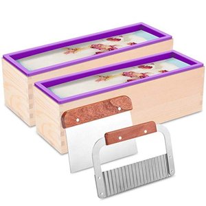 Molde de Silicone Walfos, Forma Retangular para Sabonete Feito À Mão, Rosa