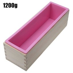 Molde de Silicone Walfos, Forma Retangular para Sabonete Feito À Mão, Rosa - 2