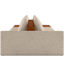 Ver imagem 6 de Sofá Ilha Modular para Sala 342cm com Puff Dublin K01 Linho Bege Sintético Caramelo - Lyam Decor