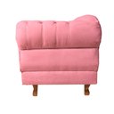 Ver imagem 3 de Poltrona Elisabeth Chesterfield Capitone Suede Rosa Decorativa / Sala, Tv, Estar, Recepção