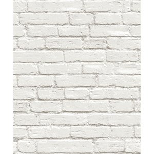Papel de Parede - Tijolinho Branco