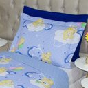 Ver imagem 3 de Kit Cobre Leito Dupla Face Infantil 2 Pecas - Urso Baby