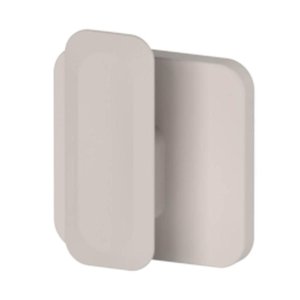 Gancho de Parede 8,5cm Porta Toalha Cabideiro Eleve Bege Adesivo Parede ou