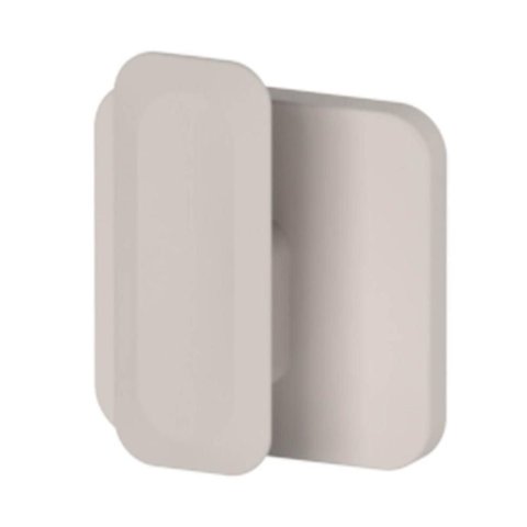 Gancho de Parede 8,5cm Porta Toalha Cabideiro Eleve Bege Adesivo Parede ou