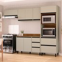 Ver imagem 1 de Cozinha Completa Koya 8 Portas 4 Gavetas 40250041 Verde Oliva - Politorno