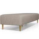 Ver imagem 7 de Puff Decorativo Sala de Estar Bali W01 Pés Palito 210x60cm Linho Bege - Lyam Decor