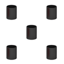 Ver imagem 1 de Kit5 Luva Pvc 3/4 Preta