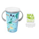 Ver imagem 6 de Kit Refeição Bebê Infantil Prato Térmico Ventosa Copo Mágico 360º e Potes Dino