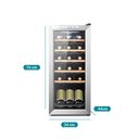 Ver imagem 5 de Adega Philco 18 Garrafas 54L Display Digital PAD18I - 220V