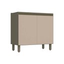Ver imagem 1 de Balcão de Cozinha Modulado Connect c/ 2 Portas s/ Tampo Duna/Cristal - Henn