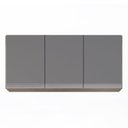 Ver mais imagens de Armário de Cozinha Modulado de Canto 7 Peças Cp19 Balcão sem Tampo Castanho/cinza - Lumil Lumil Móve