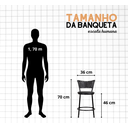 Ver imagem 5 de Banqueta Baixa Americana Bar Cozinha Junco Fibra Sintetica:amarelo