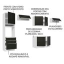 Ver mais imagens de Cozinha Completa 340001 Com Armário E Balcão Branco/Preto
