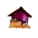 Ver imagem 1 de Porta Chaves de Parede em Madeira Rústica Flamengo