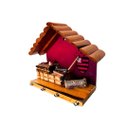 Ver imagem 3 de Porta Chaves de Parede em Madeira Rústica Flamengo