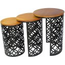 Ver imagem 2 de Banco Trio Encaixe Minas Rústico ´trio de Encaixe Preto