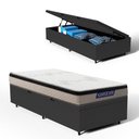 Ver imagem 1 de Cama Box Baú com Colchão Gazin de Espuma D33 Pillow In Force Mid Solteiro 88cm