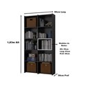 Ver imagem 2 de Estante para Escritório Quarto Livreiro Multiuso Holanda