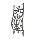 Ver imagem 1 de Grade em Ferro Bombe Curva Grande Sacada Varanda 32x86cm