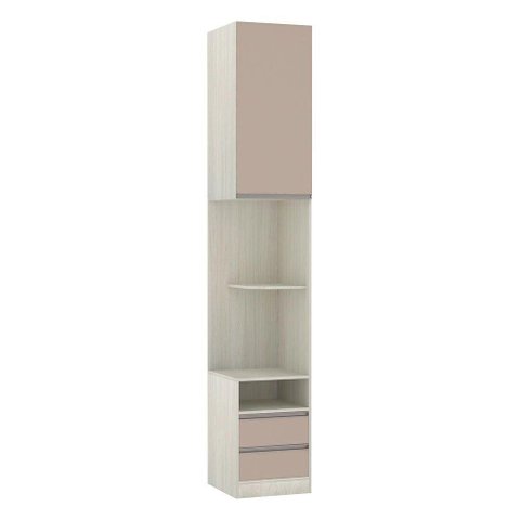 Mesa de Cabeceira Direito 1 Porta 2 Gavetas Prime Plus Luciane Móveis
