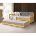 Ver imagem 1 de Sofá Cama Dublin 3 Lugares 195cm Imbuia