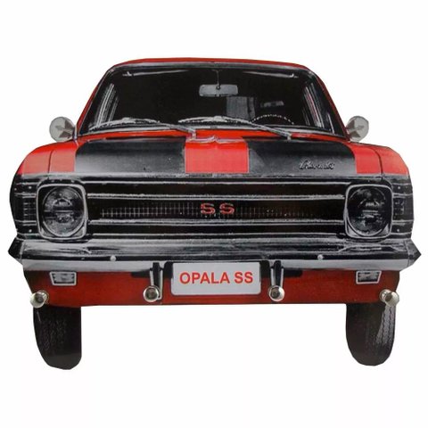 Porta Chaves de Parede Retrô Decorativo - Opala Ss Red