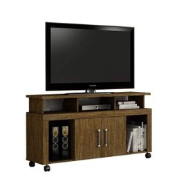Sala de Estar Espresso Móveis com Painel para TV 47 Polegadas, Rack e Mesa de Centro 381827 - 4