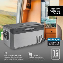 Freezer e Geladeira Portátil EOS 35 Litros EFC40 110V/220V/12V/24V - 2